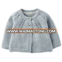 Wholesale latest cotton knitting children kid sweater for girl